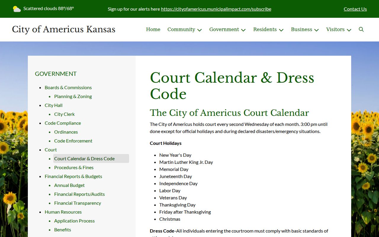 Lyon County Americus municipal court docket schedule