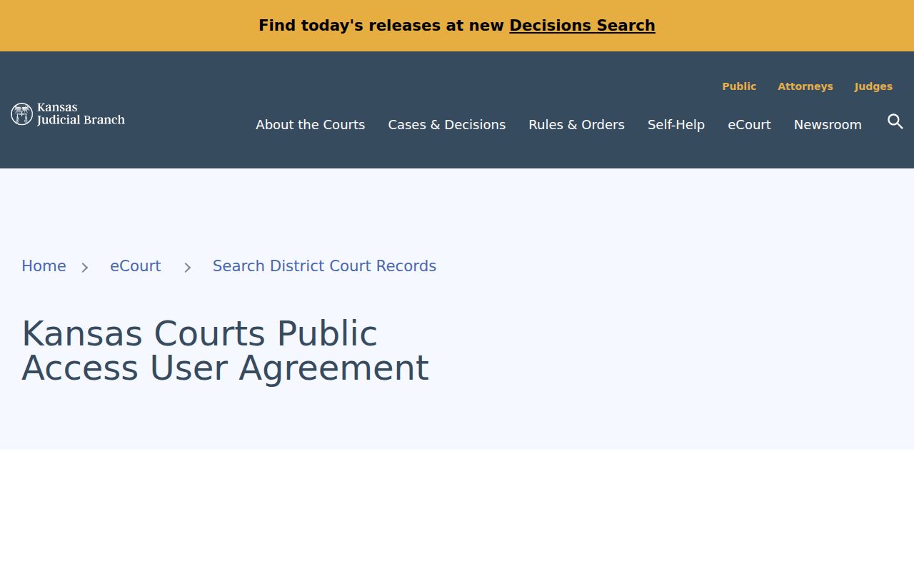 Lyon County court record portal agreement